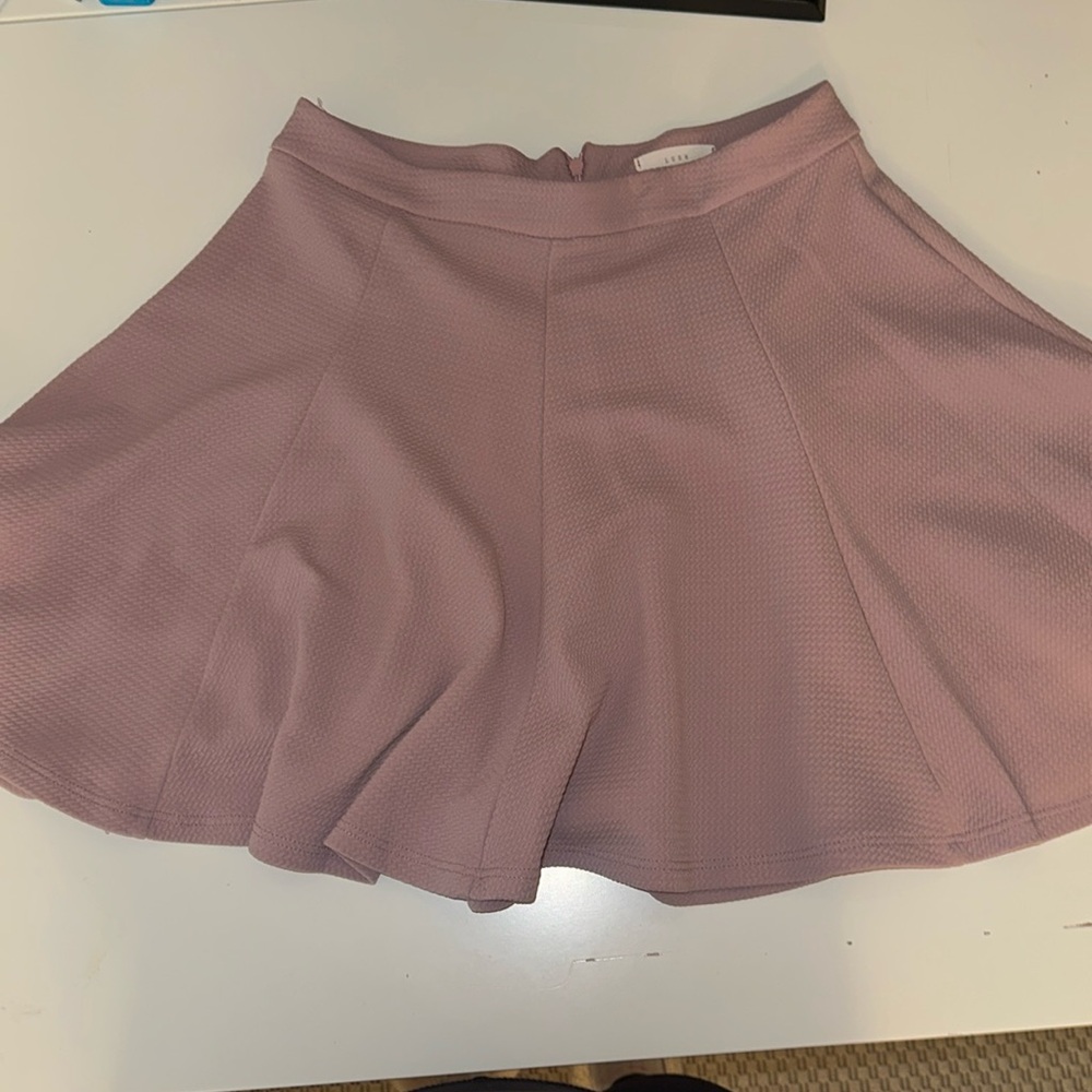 Lush mini skirt
